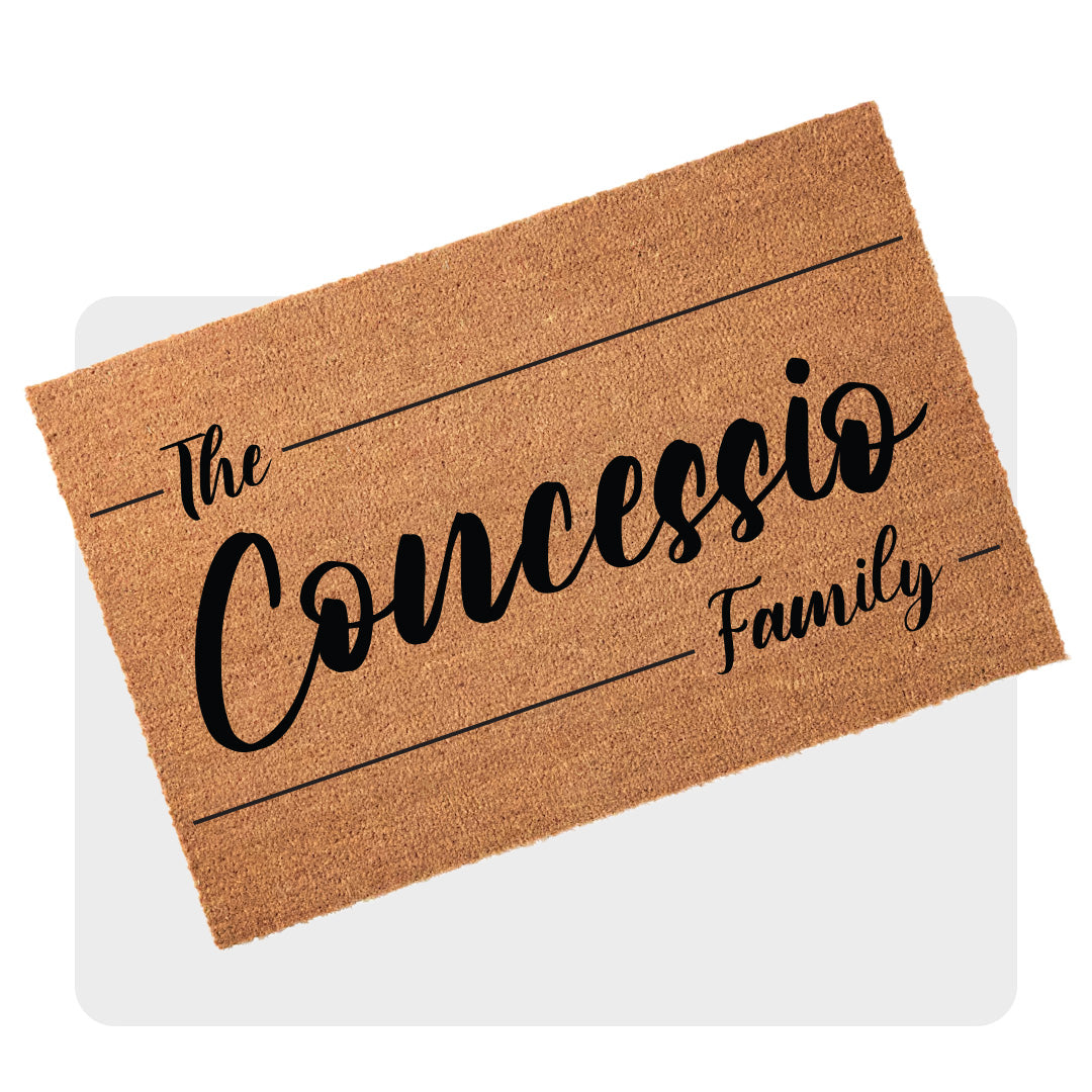 Custom Name Door Mat
