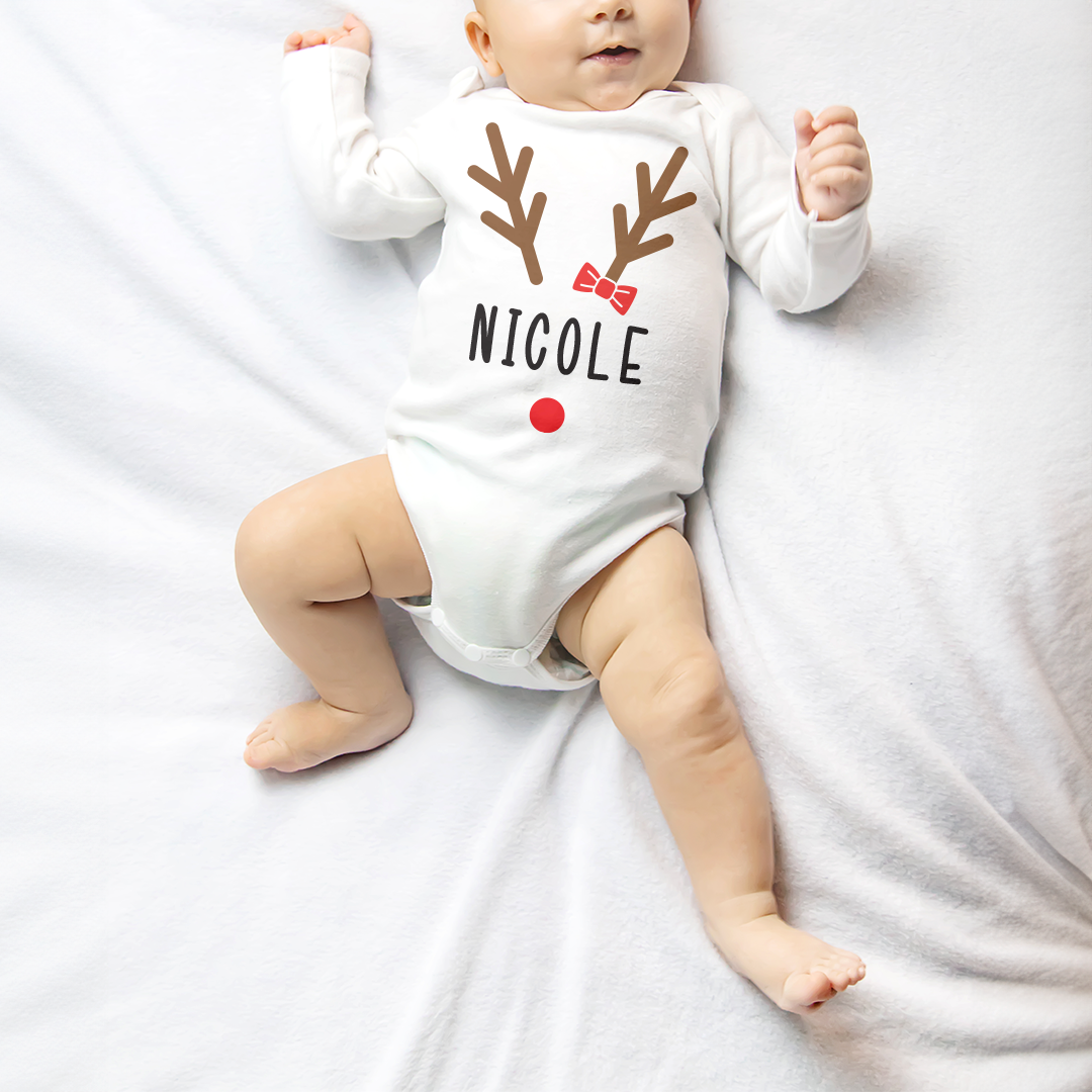 Christmas Reindeer Family Matching Onesies/Bodysuits