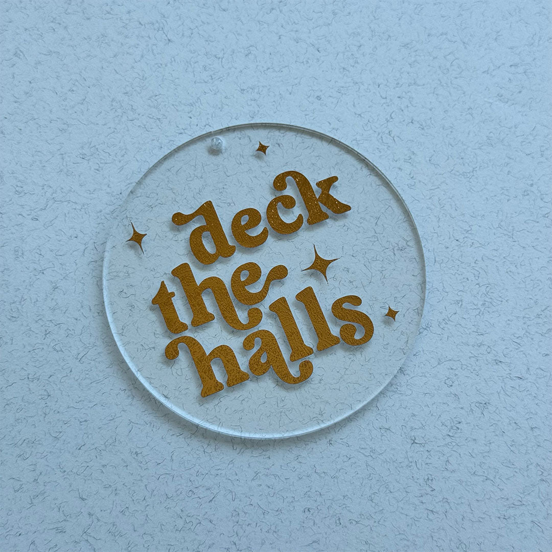 Deck The Halls Christmas ornaments