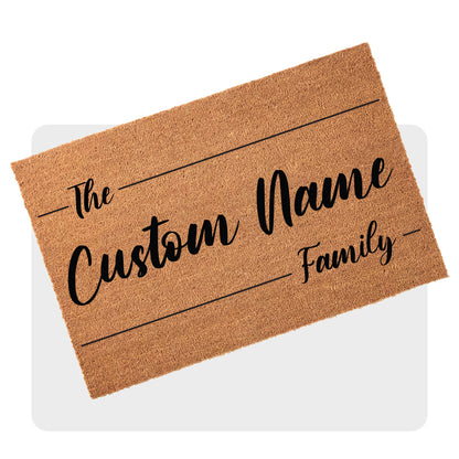 Custom Name Door Mat