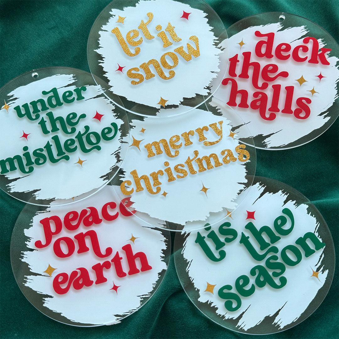 Pack of 6 - Christmas Ornaments