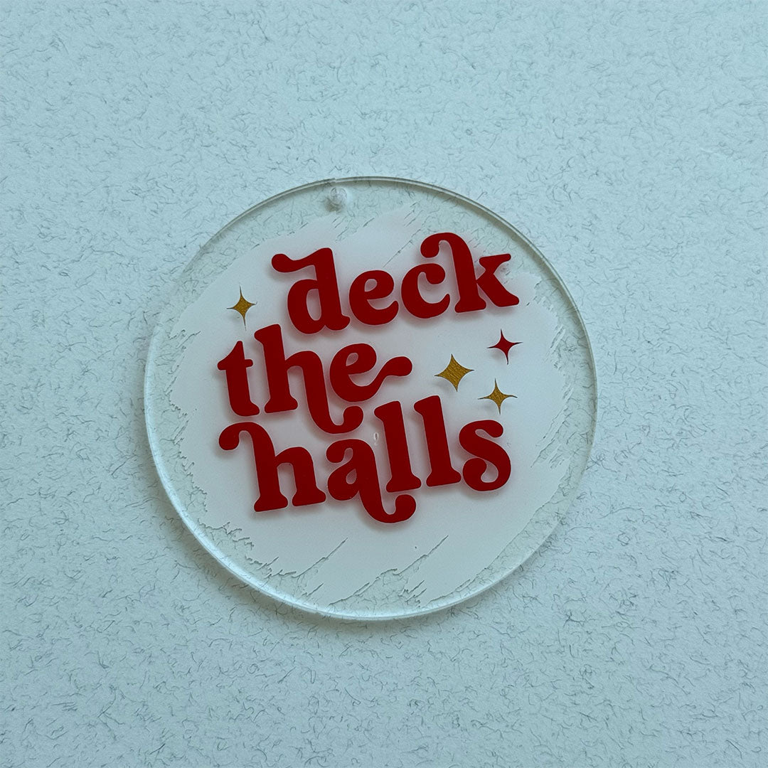 Deck The Halls Christmas ornaments