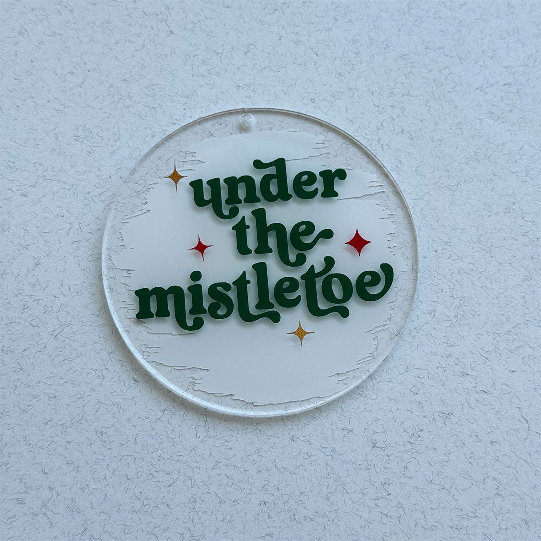 Under the Mistletoe Christmas Ornaments