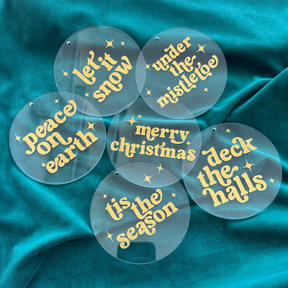 Pack of 6 - Christmas Ornaments